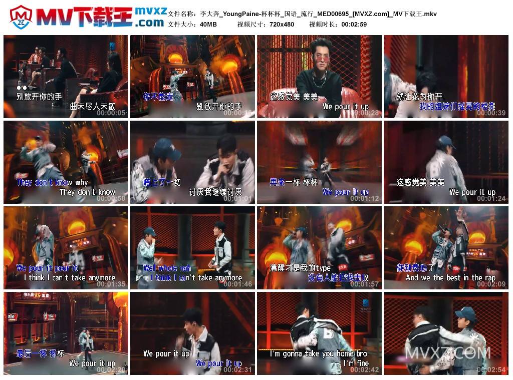 李大奔_YoungPaine-杯杯杯_国语_流行_MED00695